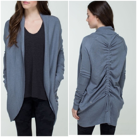 lululemon athletica Sweaters - Lululemon Wool Transformation Cocoon Cinchable Wrap